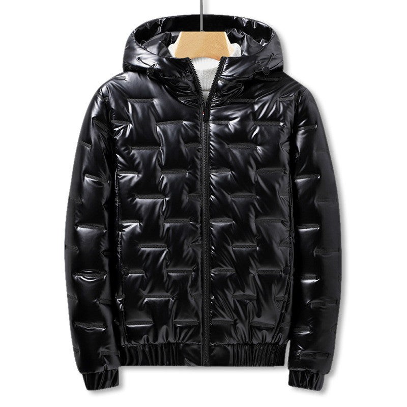 Winter men's plus size thick padded jacket