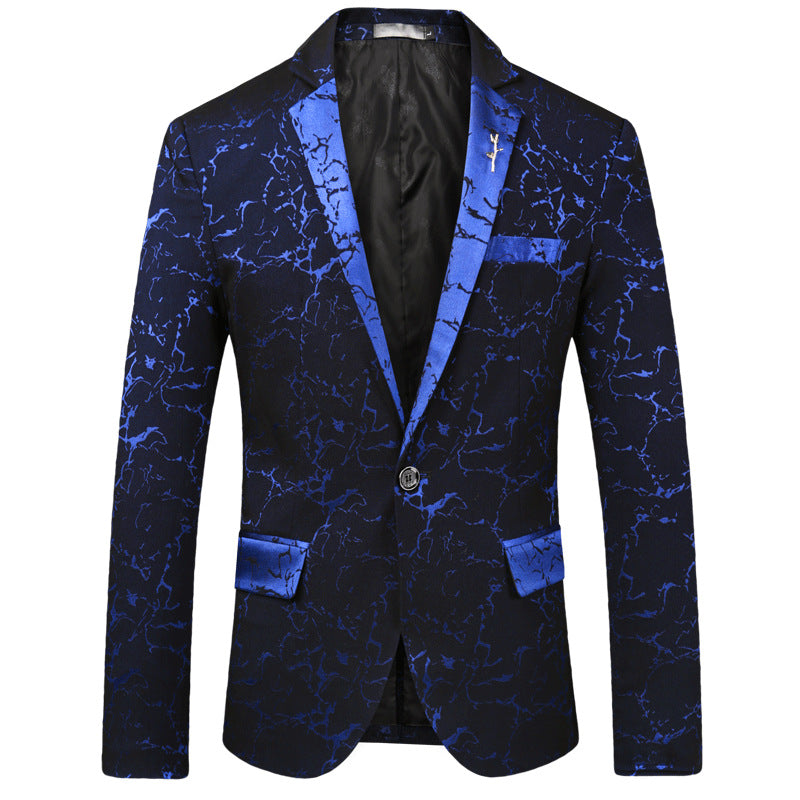 New Style Small Suit Male Slim Barber Small Suit