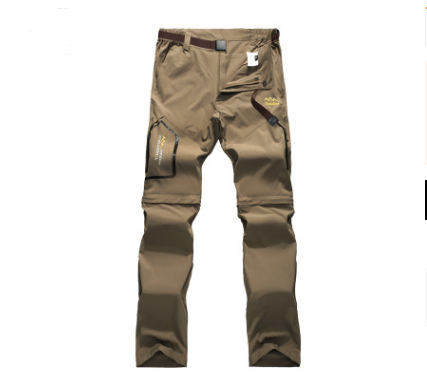 Outdoor Quick-drying Pants Men's Detachable Two Quick-drying Shorts Stretch Hiking Pants