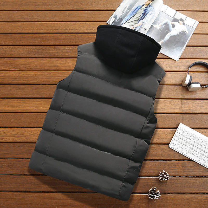Warm padded vest vest