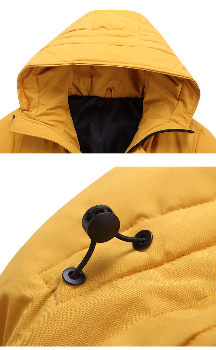 Hooded Warm Down Jacket Male