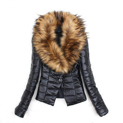 Winter faux fur short coat