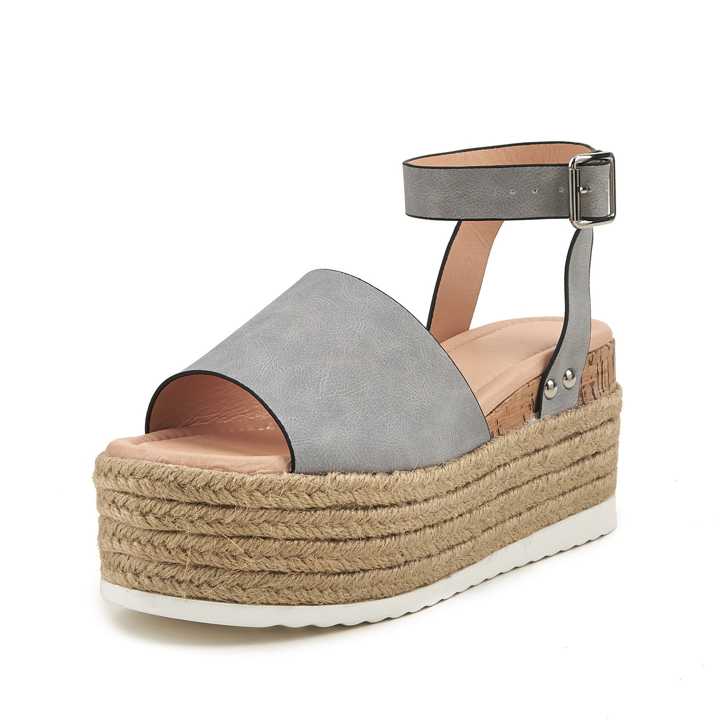 Wedge Heel Platform Women's Flat Sandals Outside Wear Large Size Sandals Hemp Rope Summer Sandals Women