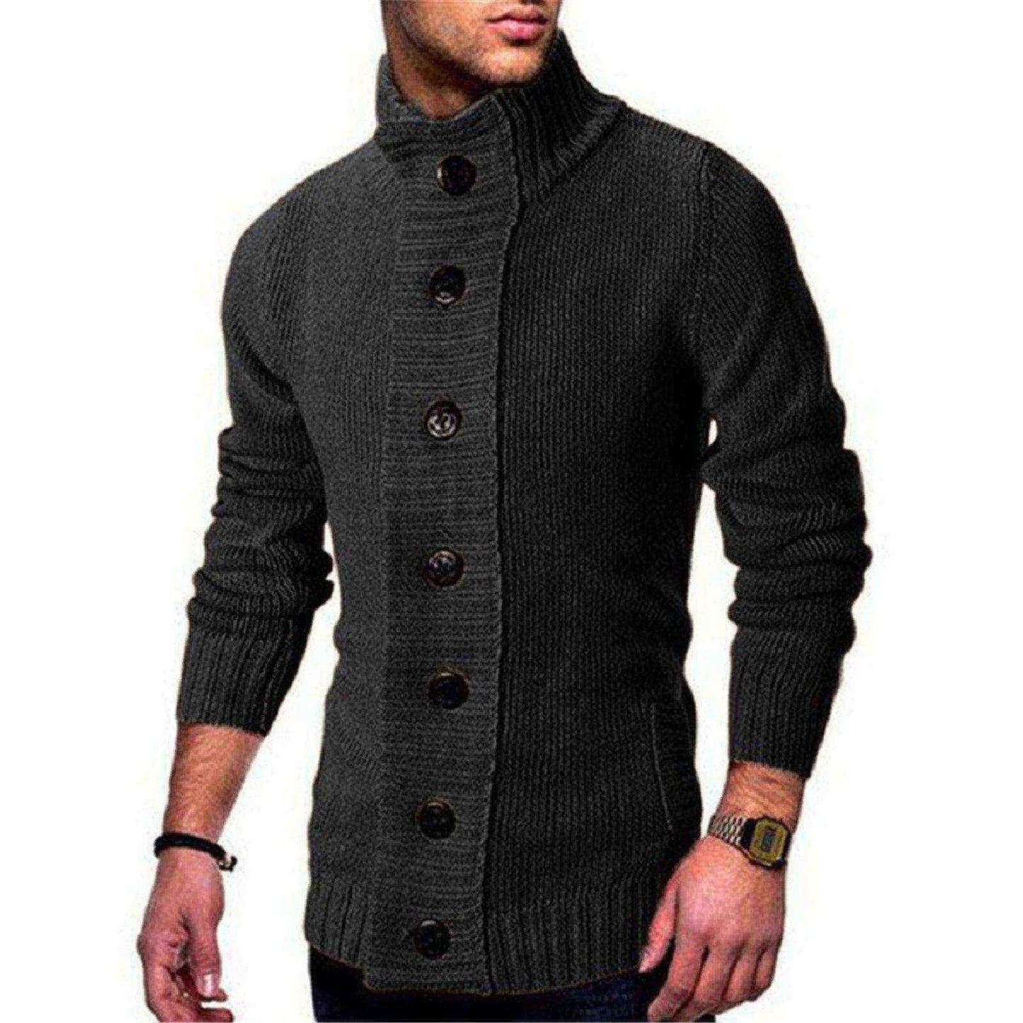 Single-breasted Knitted Sweater Cardigan Sweater Coat