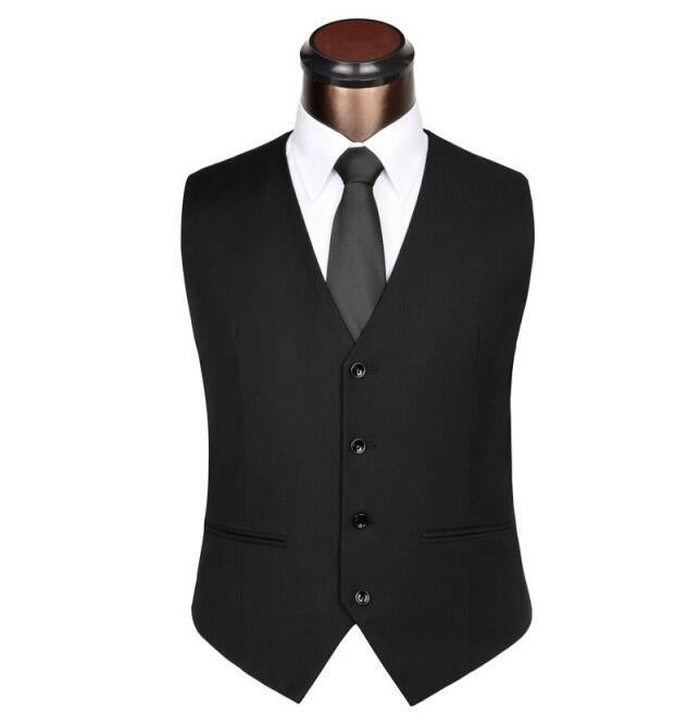 Slim suit vest men's British suit vest