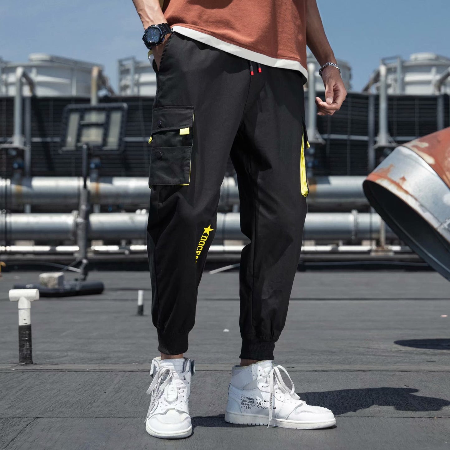 Loose legged sport spring and autumn long pants