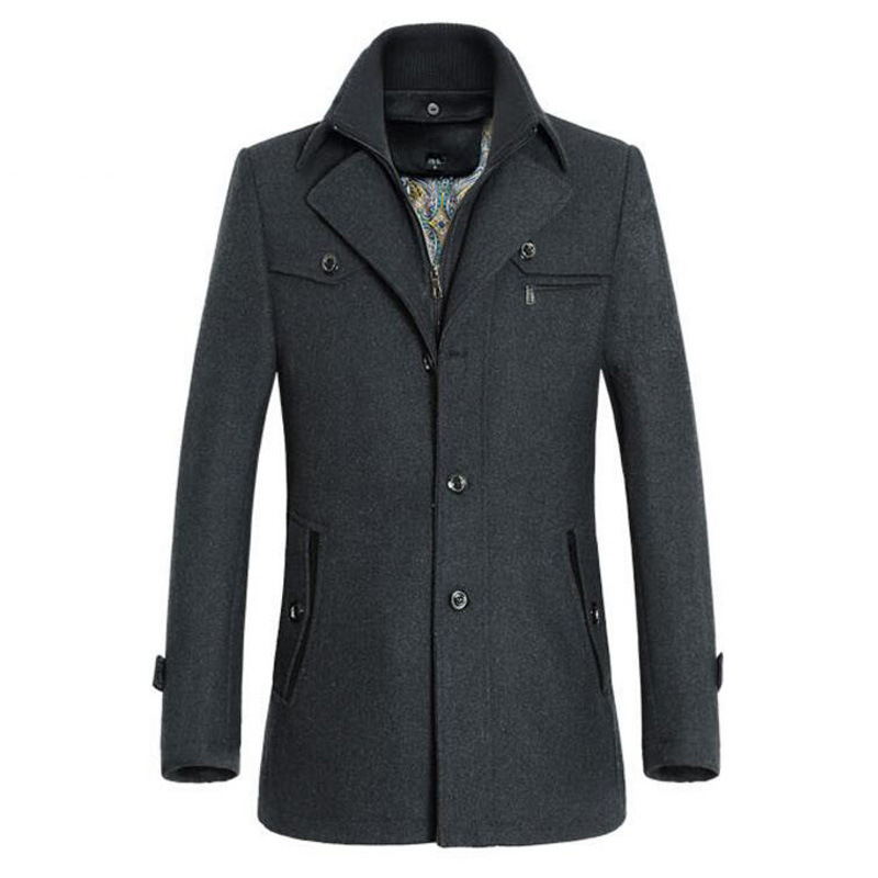 Fleece men's coat