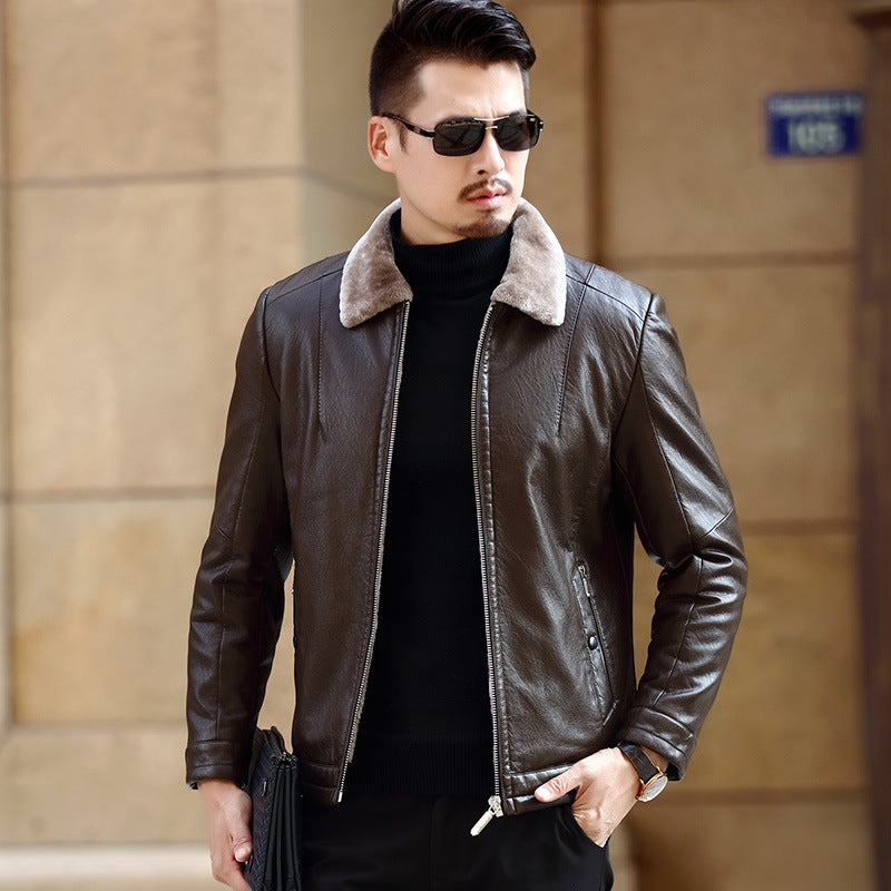 Leather jacket PU coat