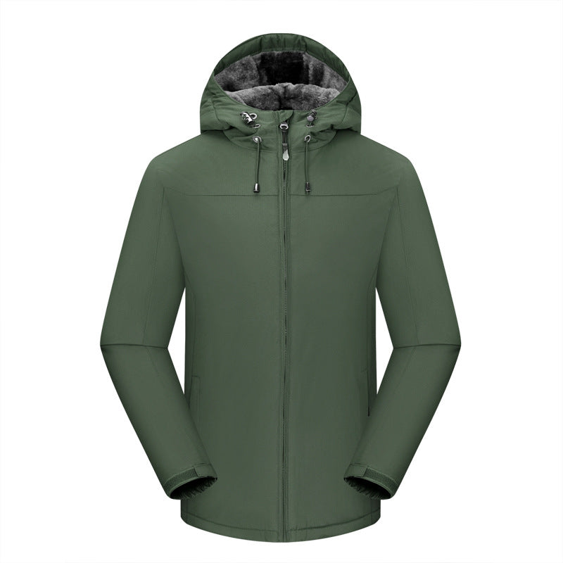 Outdoor Hiking Men's Warm Long-sleeved Jacket