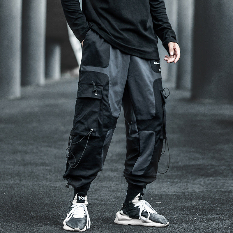 Men's Black Student Harem Pants