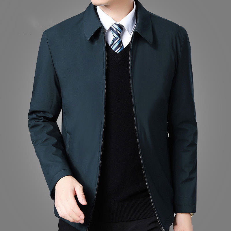 Men's Middle And Old Age Jacket Loose Coat