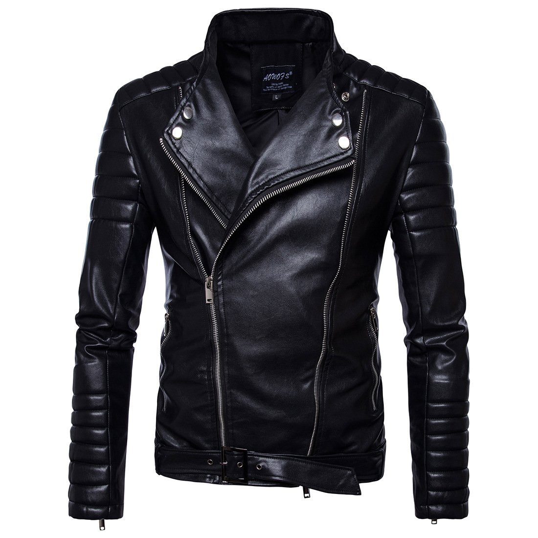 PU Leather Motorcycle Jacket