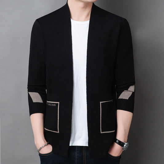 Men's Casual Thin Outer Wear Cardigan Loose