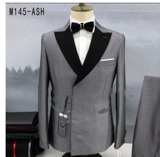 Men's Raw Edge Design High-quality Shoulder Pad Blazer