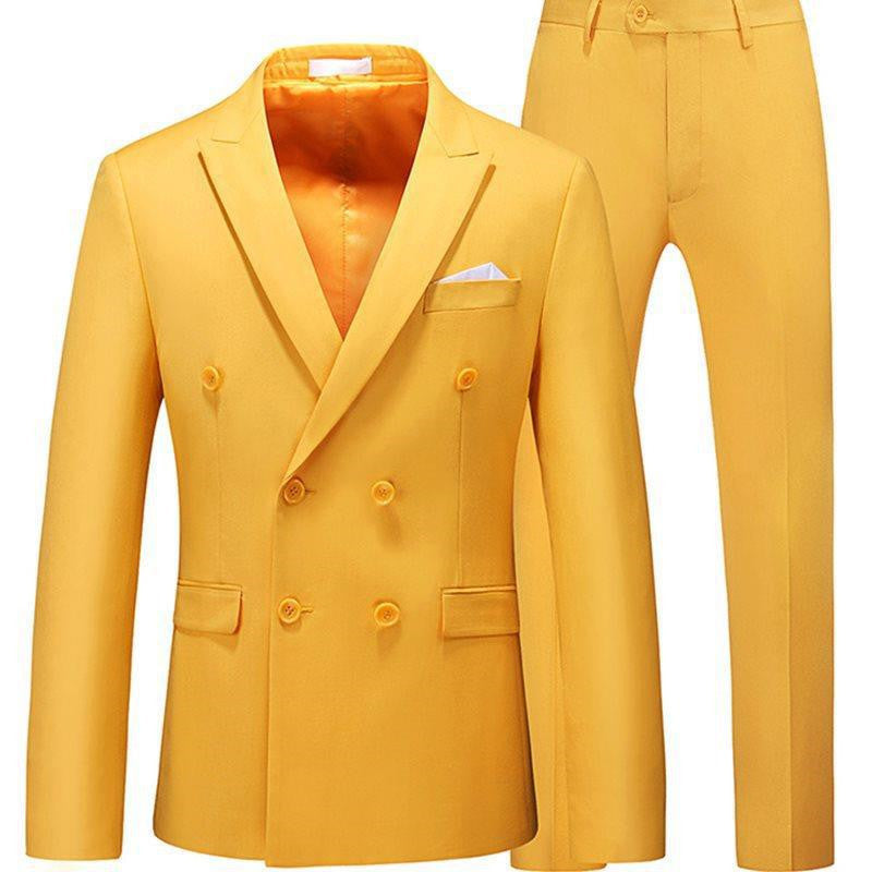 Men two Piece Slim Fit Casual Tuxedo Suit