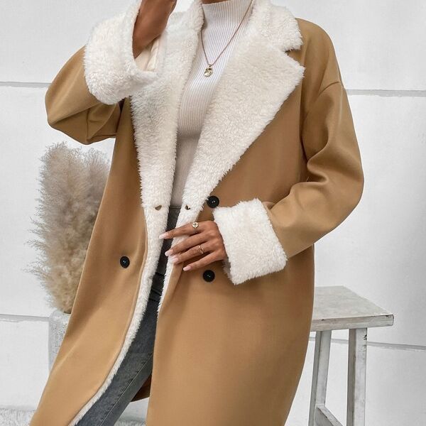 Leisure Commute Woolen Coat For Women
