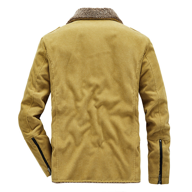 Loose And Thick Men's Cotton Coat