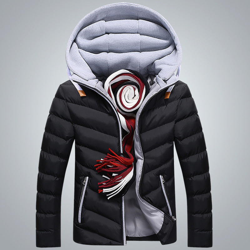 Thick Hooded Down Jacket