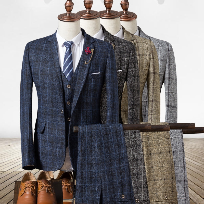 Three-piece autumn suit