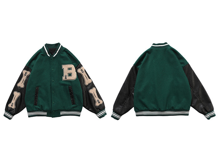 Vintage-Baseballjacke für Herren