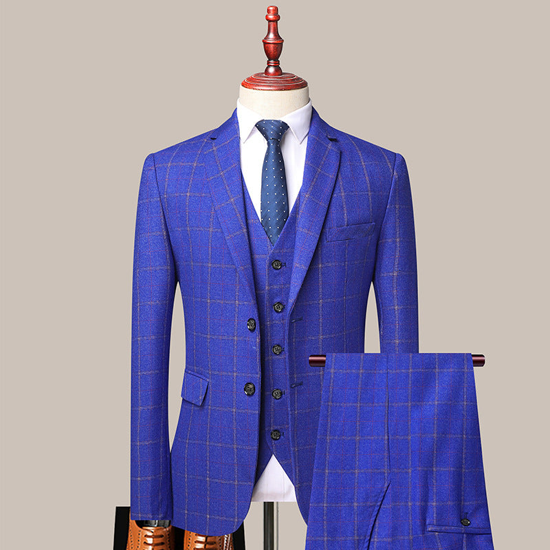 Young And Middle-aged Men's Three Piece Suit