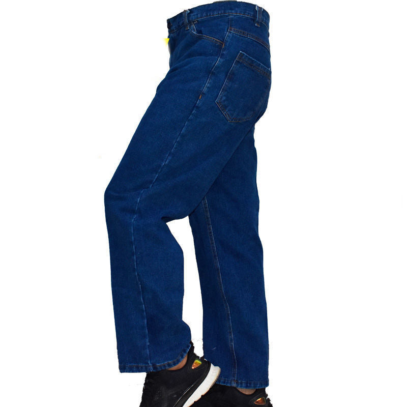 Men's Work Denim Work Clothes Pants Loose And Thick, Wear-resistant And Dirt-resistant