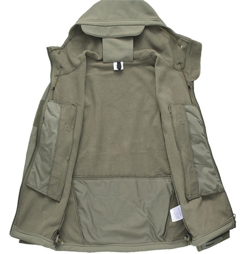 Waterproof soft shell jacket