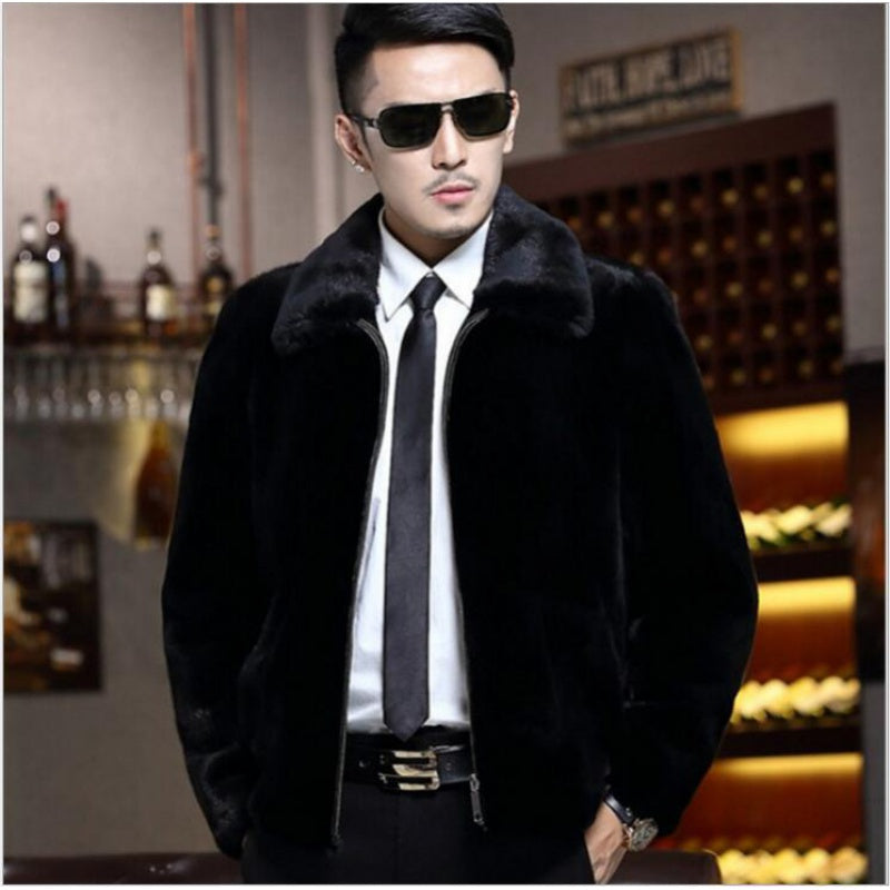 Men's Jacket Mink Fur Jacket