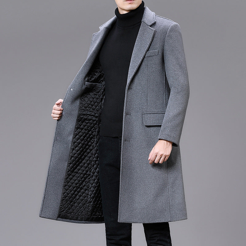 Men Cotton Long Coat