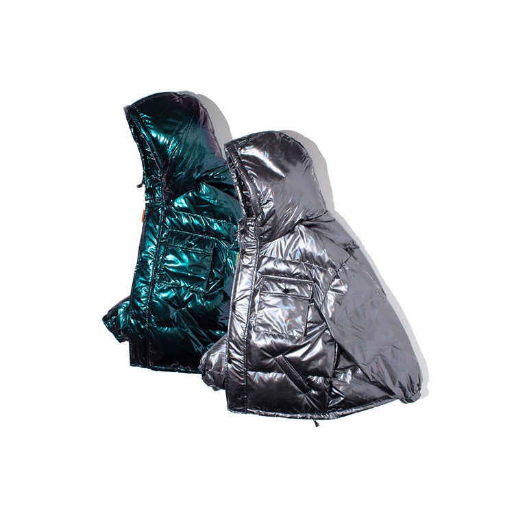 Thickened solid color reflective jacket