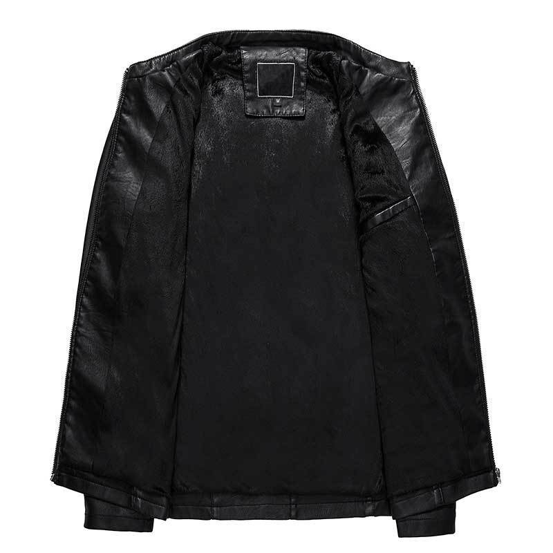 Men's leather PU leather jacket