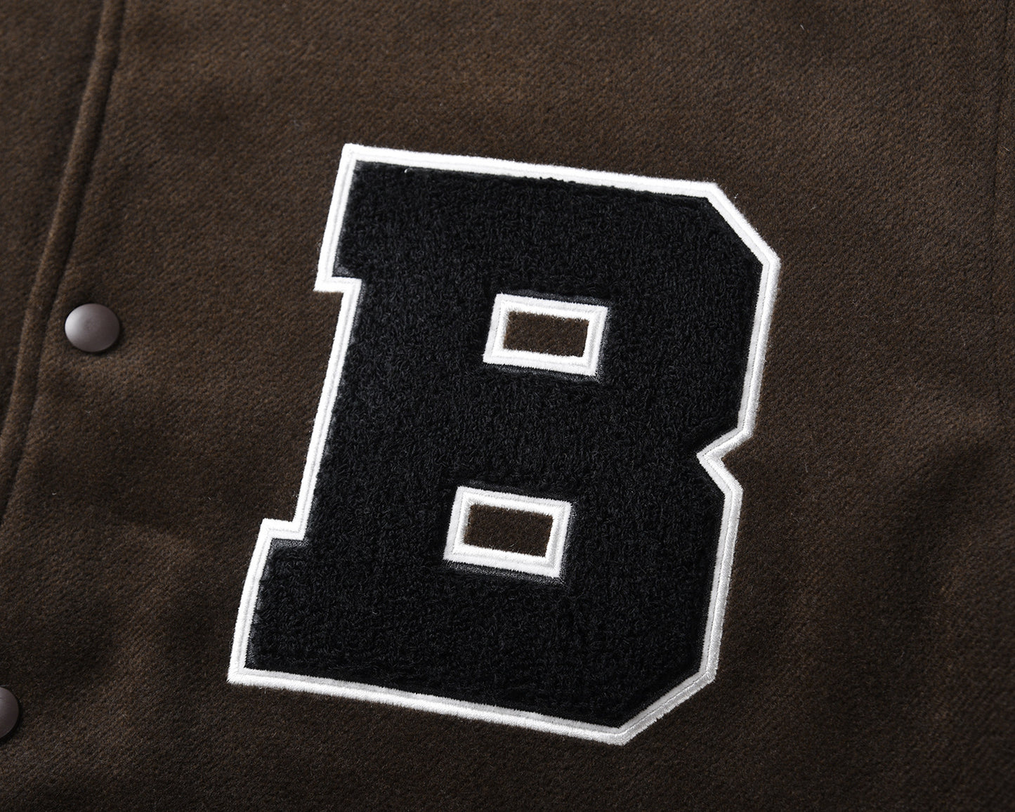 Baseballuniform mit Buchstabenstickerei, Street-Hip-Hop-Wolljacke