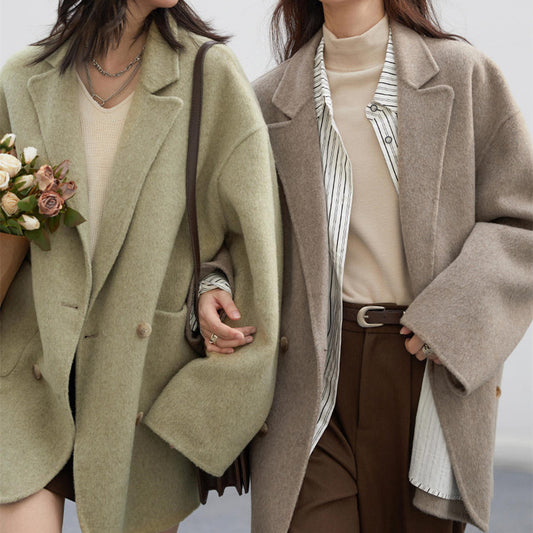 Women's Wool Double-sided Woolen Coat