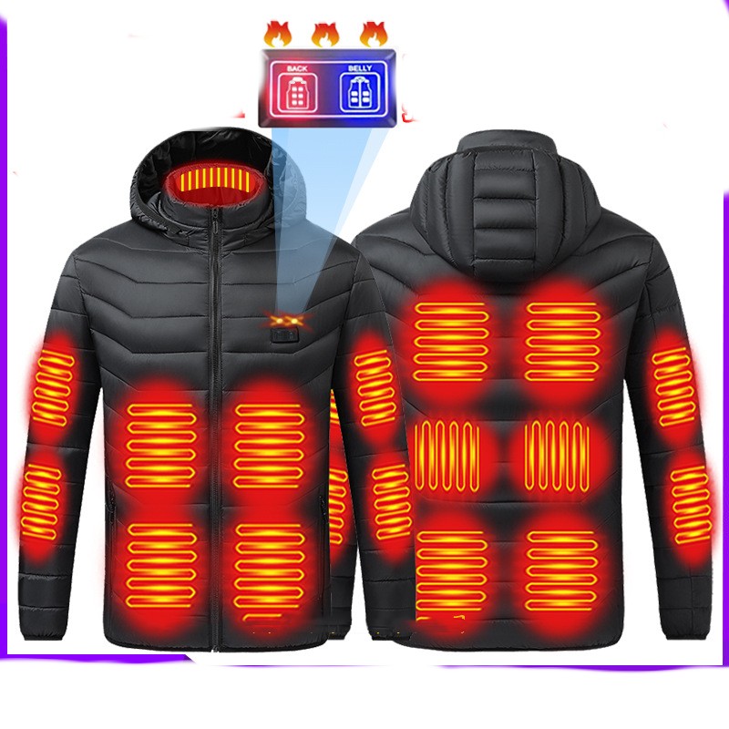 USB Charging And Heating Jacket Throughout The Body