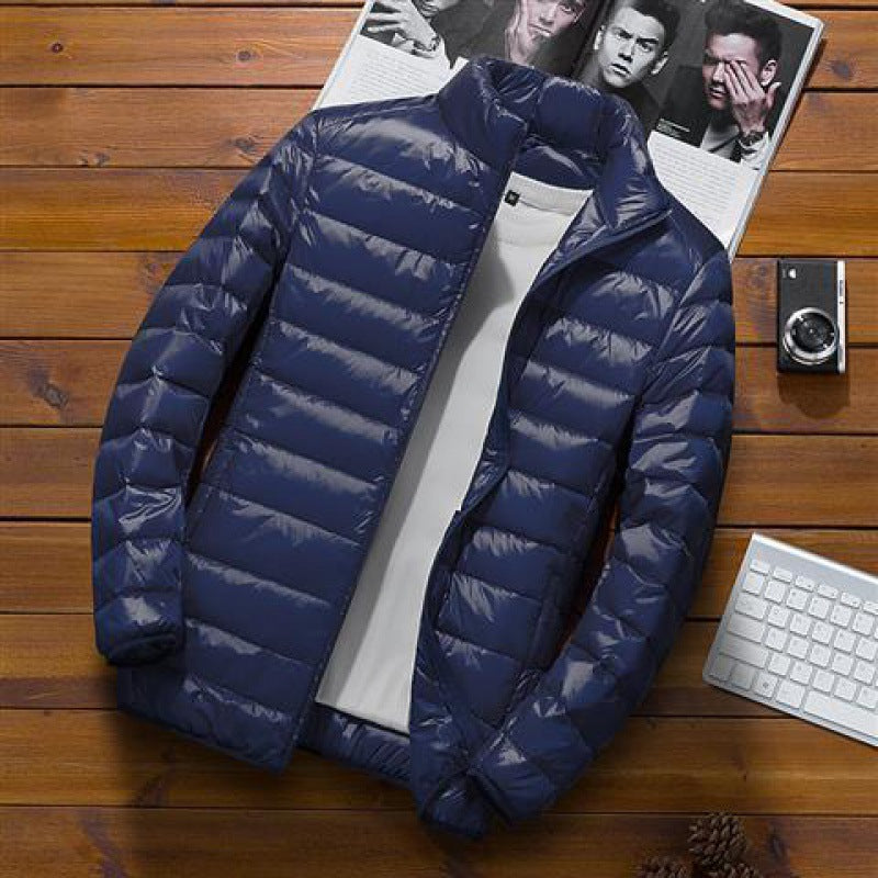 Winter Light And Solid Color Warm Down Jacket Sports Jacket