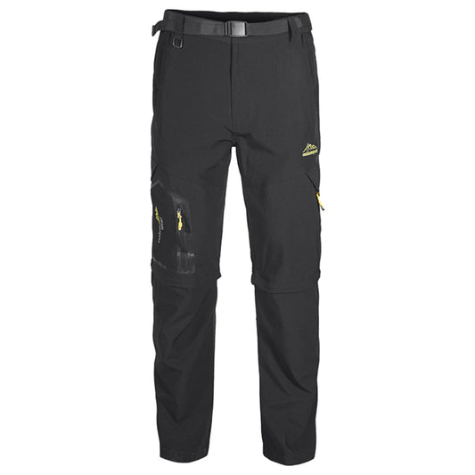 Quick-Drying Men Pants Trouser Legs Detachable Outdoor Hiking Casual Sport Men Pant Without Belt
