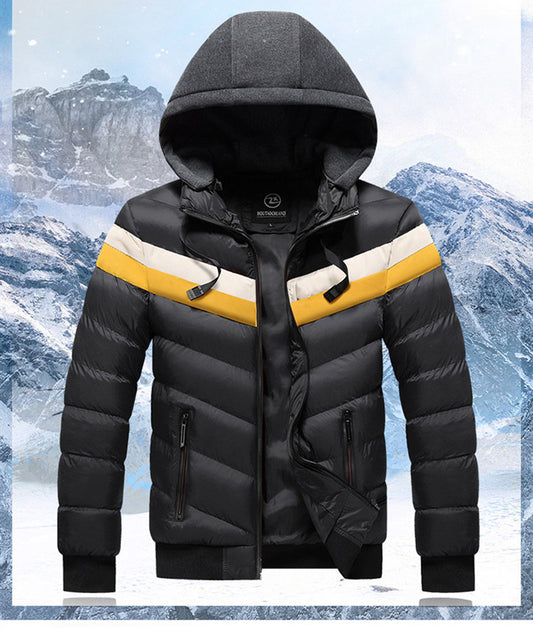 Winterjacke mit Kapuze für Herren