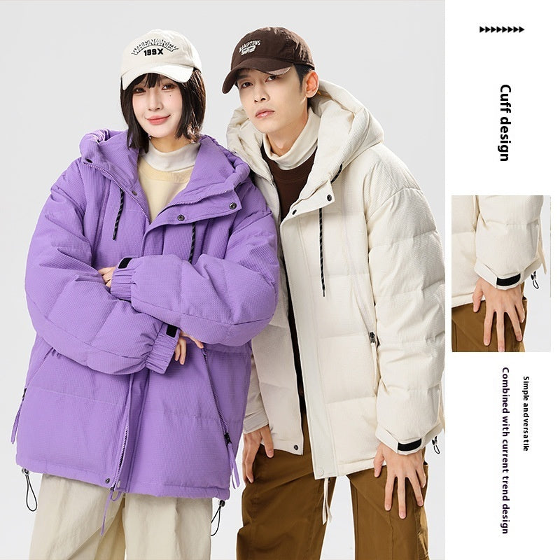 Hooded 90 White Duck Down Jacket Fashion Brand Casual Loose