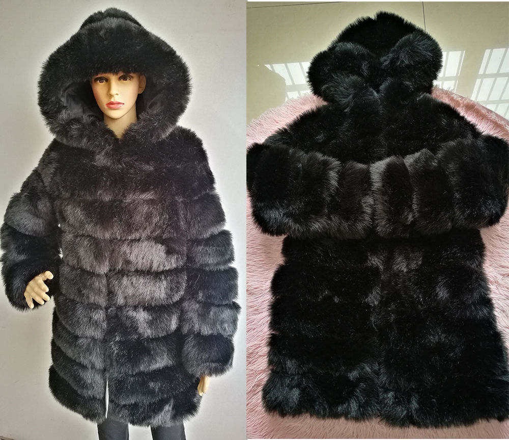 Haining 2018 New European And American Fox Fur Coat