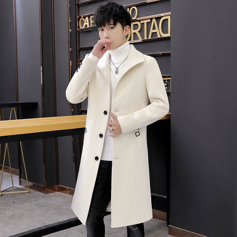 Men's Mid-length Trench Coat