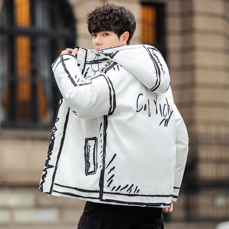 Graffiti Padded Coat