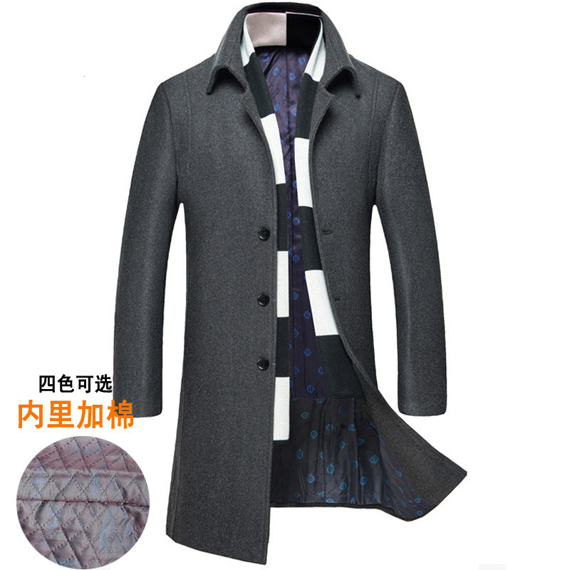 Winter new young men's coat business windbreaker