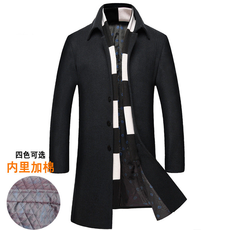 Winter new young men's coat business windbreaker