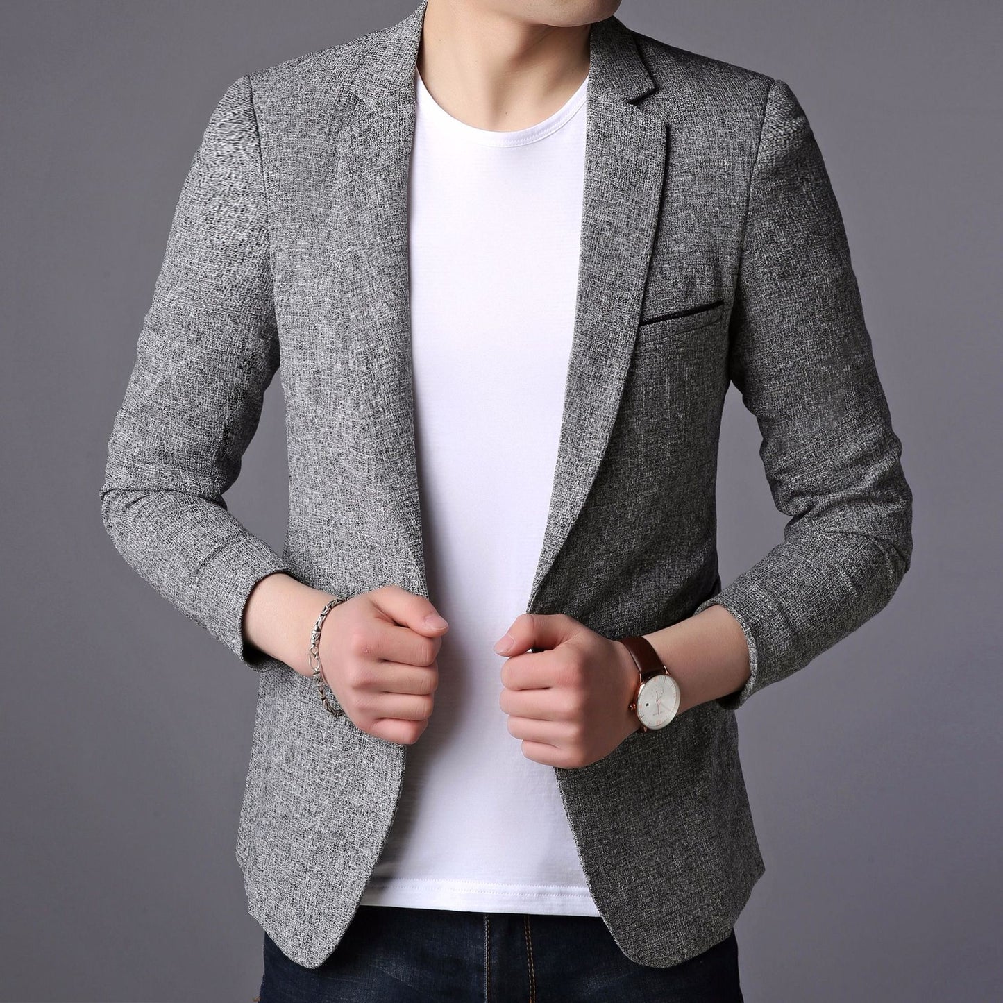 Korean Style Slim One-Piece Suit