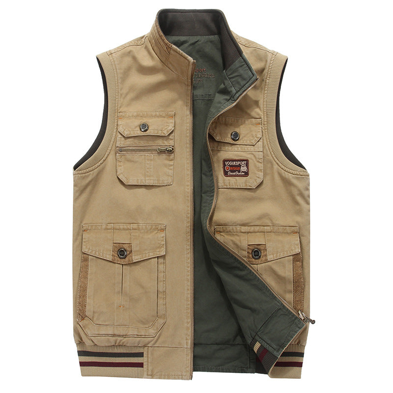 Reversible cotton vest