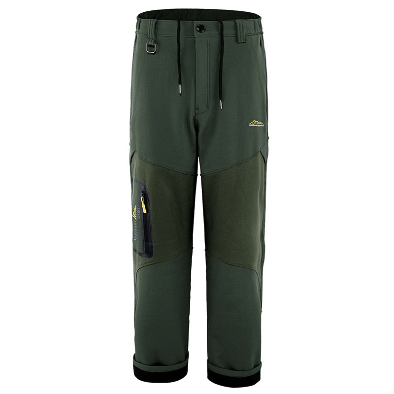 Military Seasons Men Pants Lining Fleece Warm Wild Hiking Outdoor Sport Men Cargo Pant