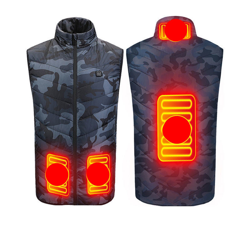 Warm and heated vest