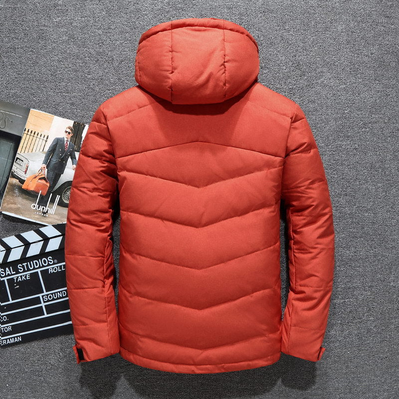 Men's Winter Short Slim Padded Down Jacket