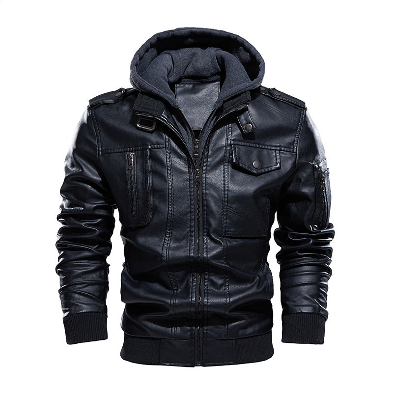 Herren Lederjacke aus gewaschenem Leder