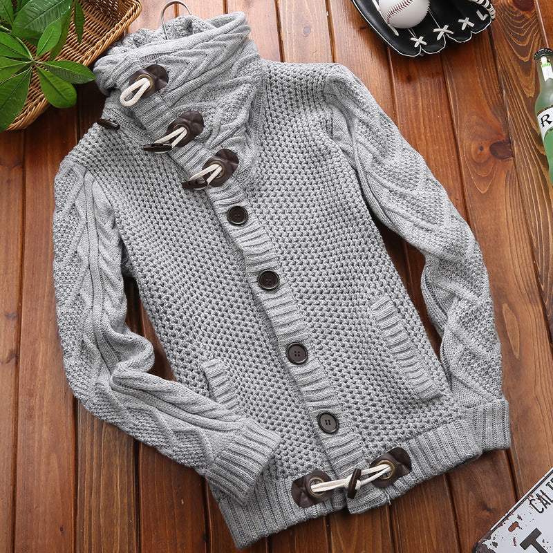 Men's sweater coat